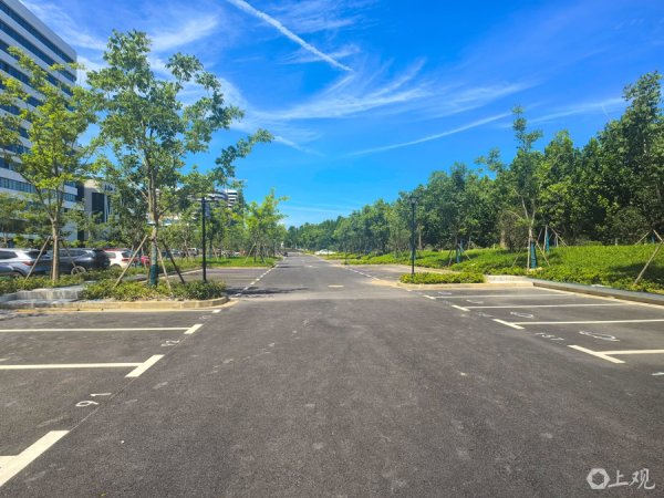 沈阳配资平台 场面 | 罗店镇一条路开通，一个停车场启用